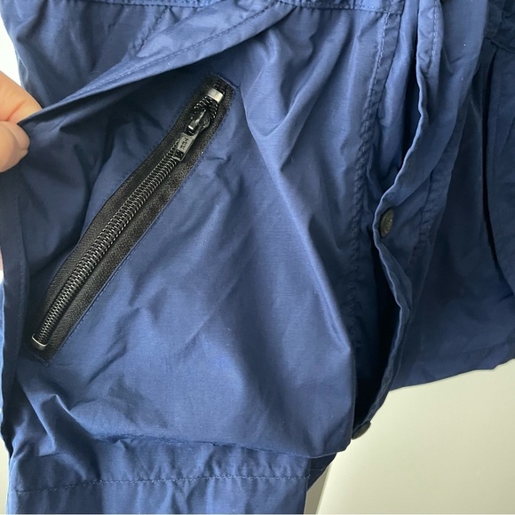 Vintage Sportif MEC Boys Reflective Rain Jacket Children’s Youth Blue - Picture 4 of 10